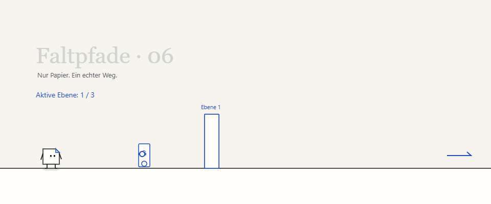 Pixel in der ersten Szene von 06 · Eine Ebene weiter